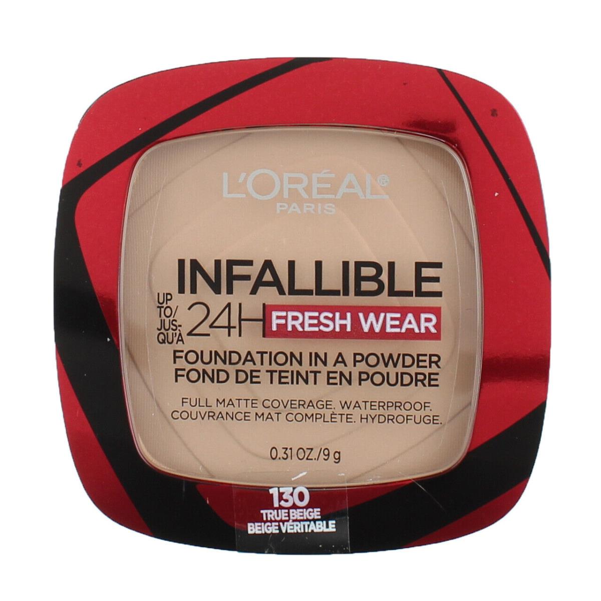 6 Pack L`oreal Paris Infallible 24 H Fresh Wear Foundation True Beige 130