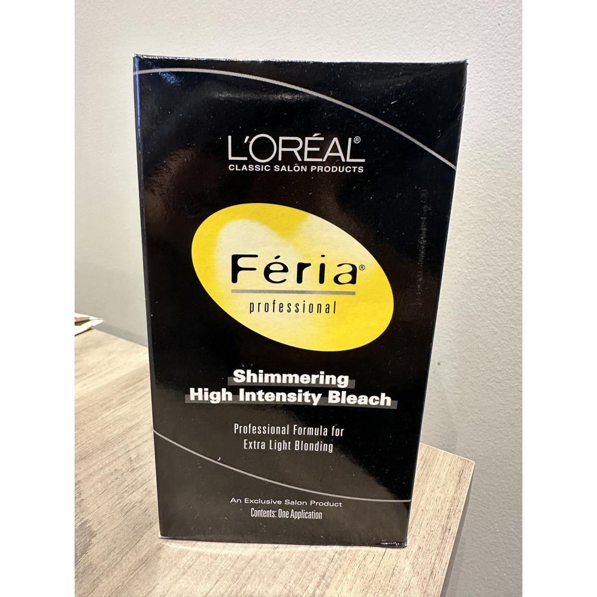 L`oreal Feria Professional Shimmering High Intensity Bleach One Application