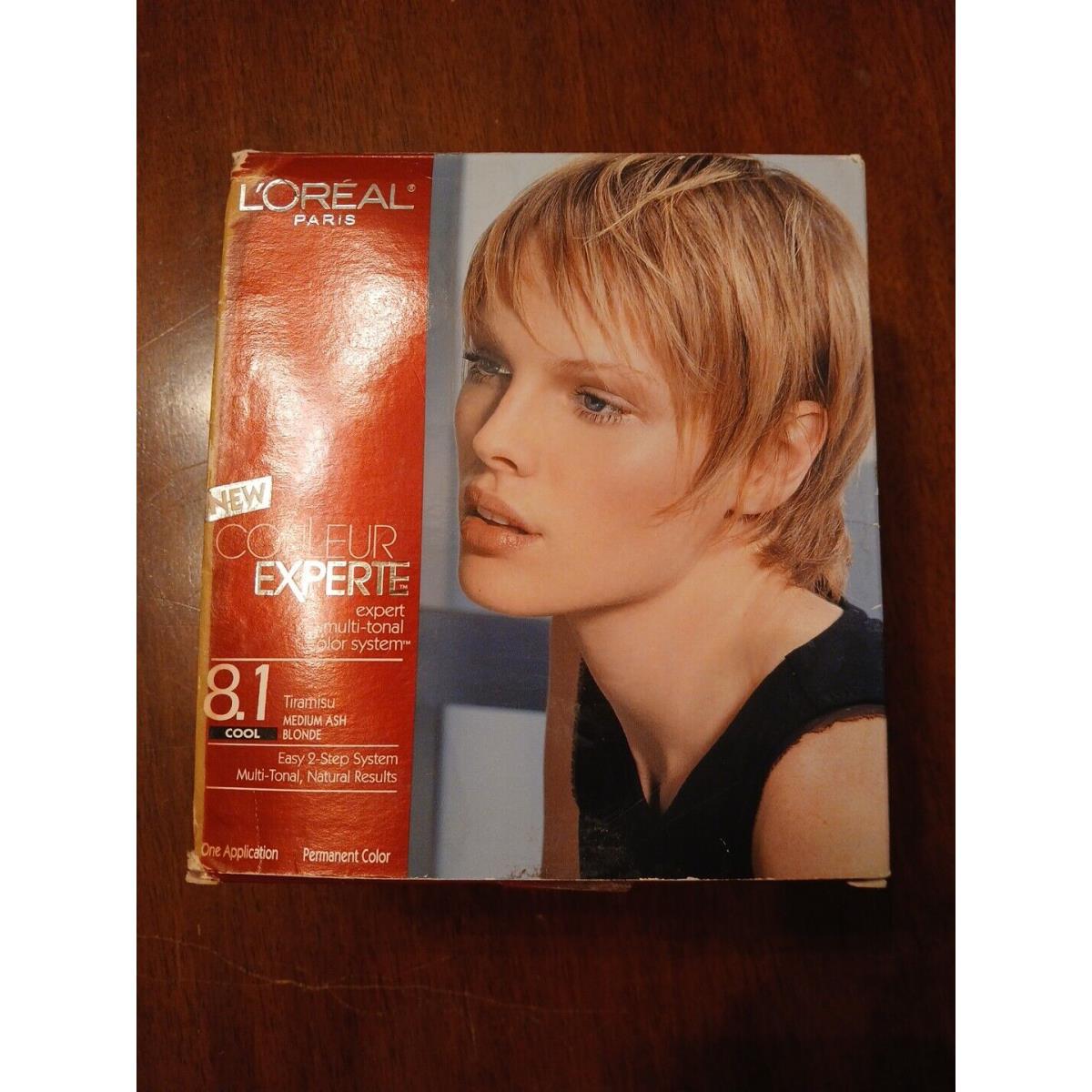 L`oréal L Oreal Women`s Couleur Experte Hair Color 8.1 Tiramisu Medium Ash Blonde Dye