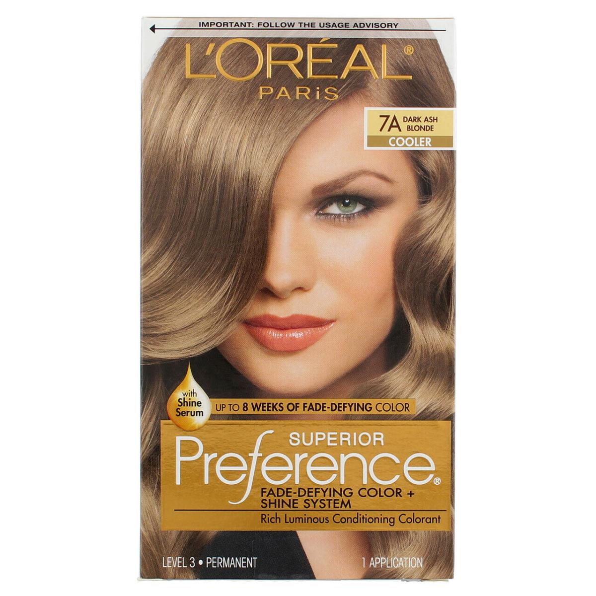 4 Pack L`oreal Paris Feria Hair Color Gel Dark Ash Blonde 9.3 oz - Dark Ash Blonde