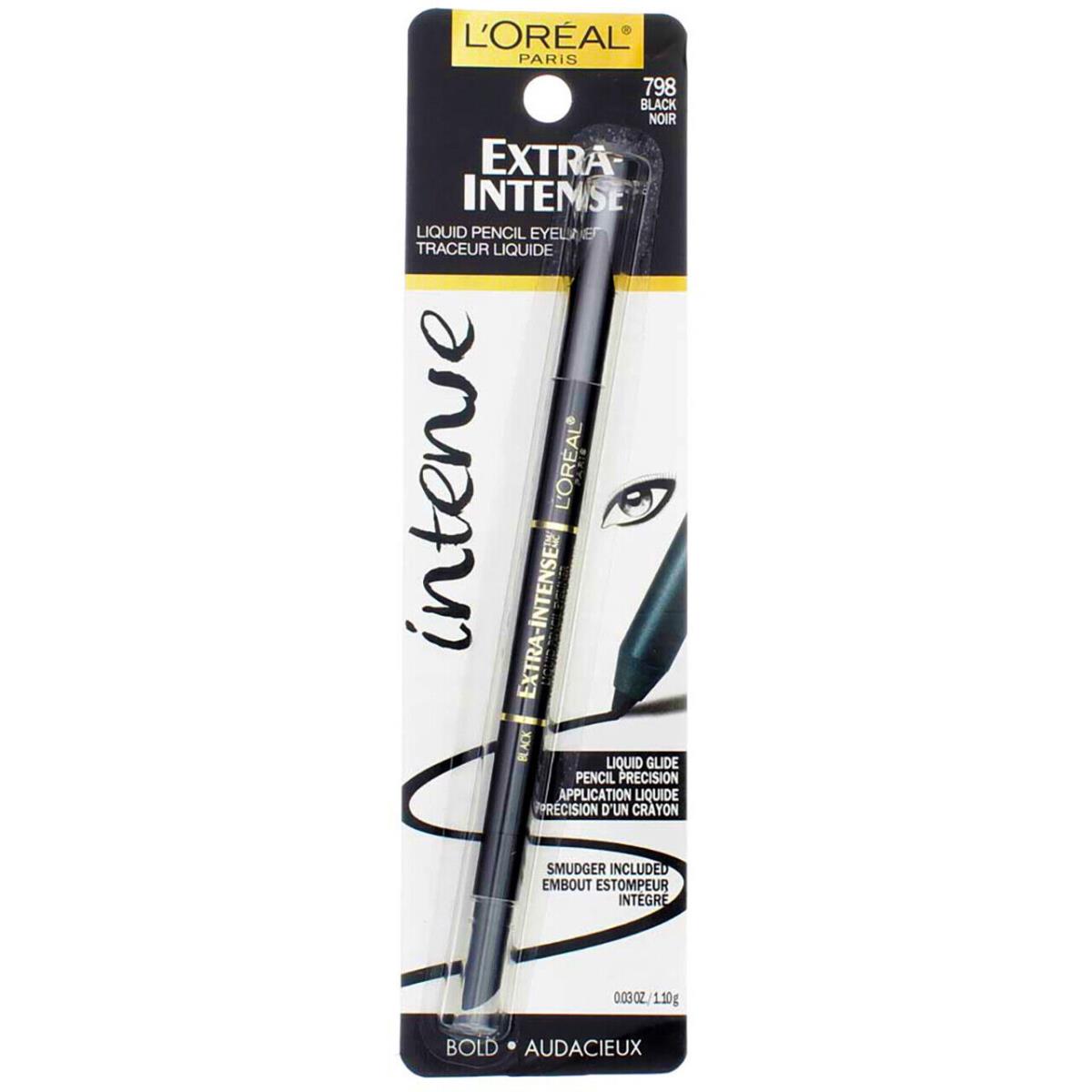 5 Pack L`oreal Paris Extra Intense Liquid Eyeliner Pencil Black 798