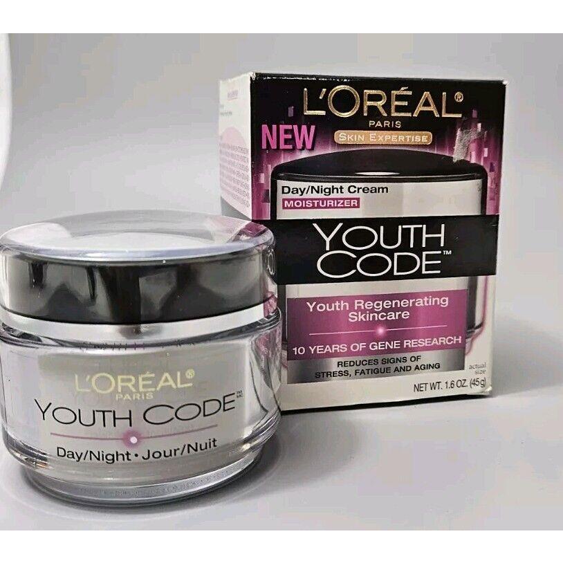 Loreal Youth Code Day / Night Cream Moisturizer Regenerating Skincare Anti Aging