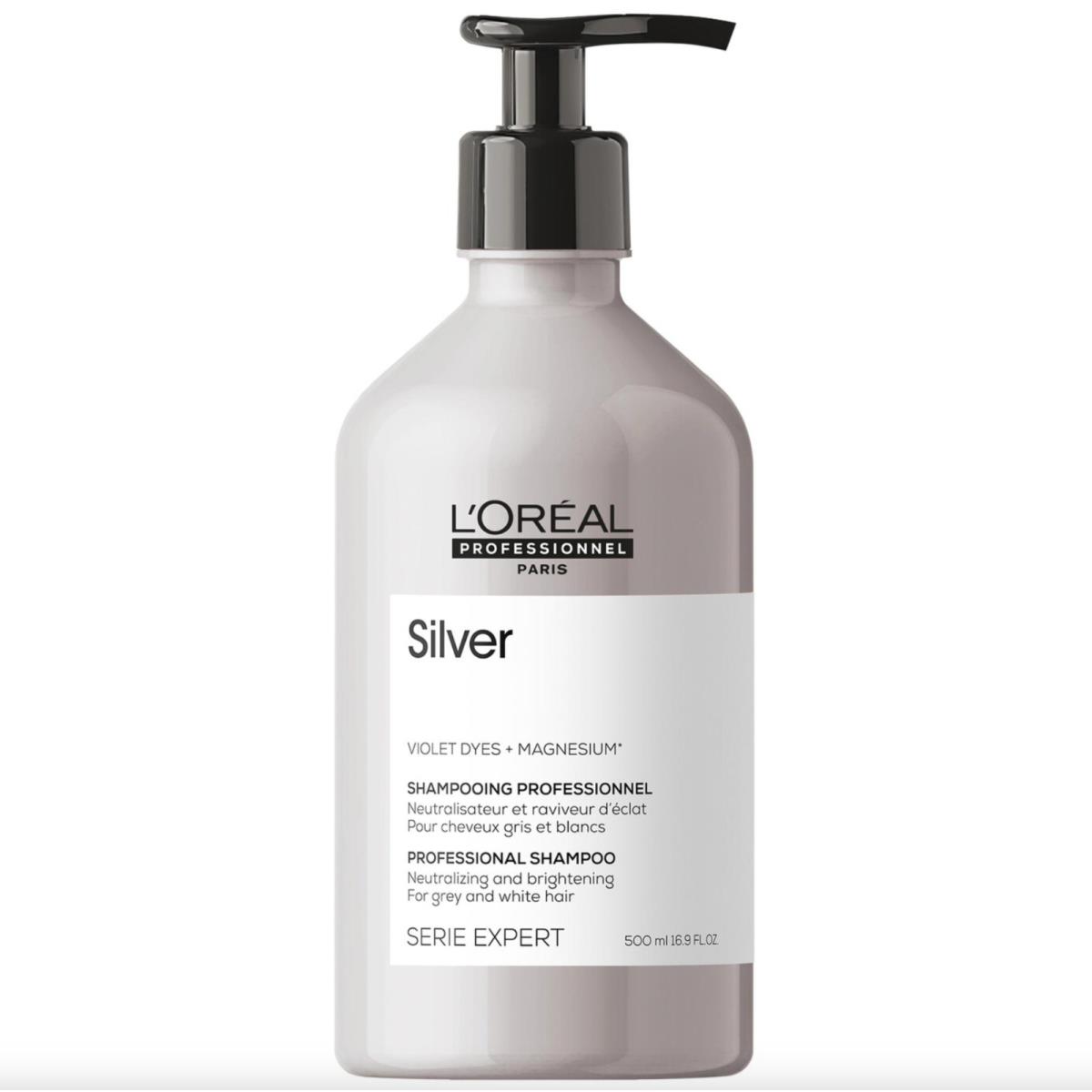 L`oréal L`or al Professionnel Silver Anti-brass Purple Shampoo Hair Color Cair 16.9 oz