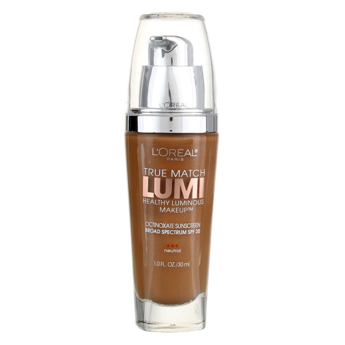 6 Pack L`oreal Paris True Match Lumi Healthy Luminous Makeup Spf 20