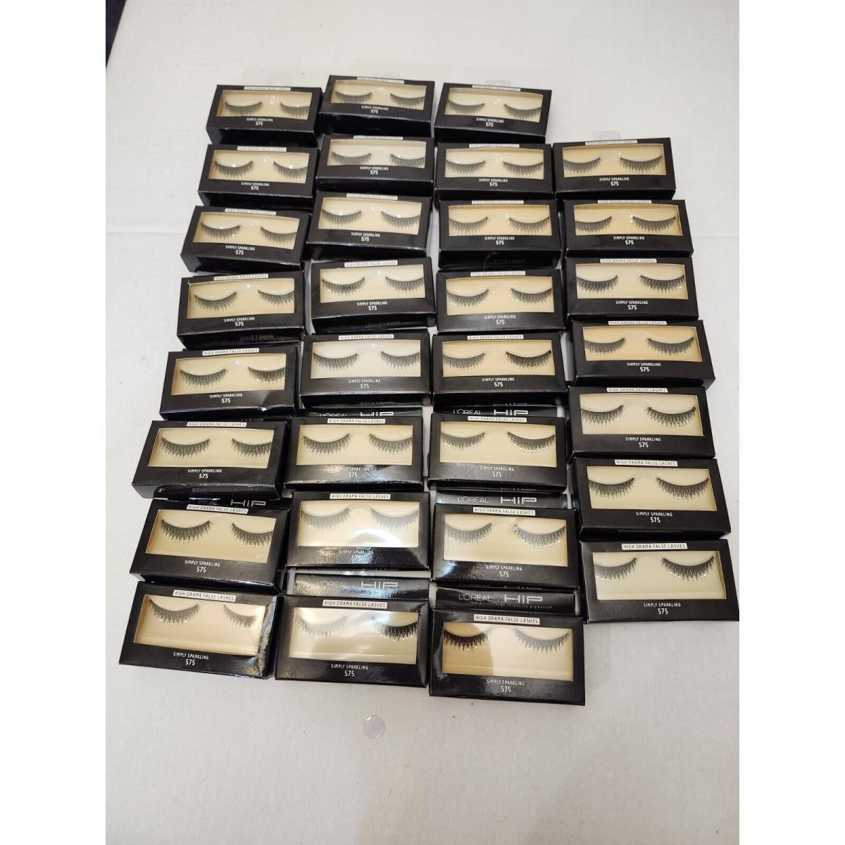 Lot Of 31 L`oreal Hip High Drama False Eyelashes Simply Sparkling 575 Resale