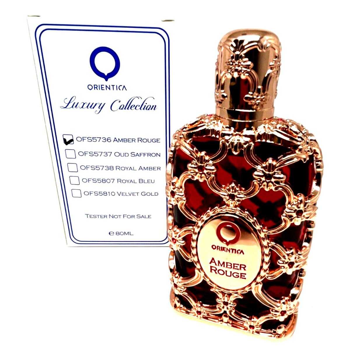 Orientica Amber Rouge 2.7 oz Edp Luxury Collection Unisex Tester