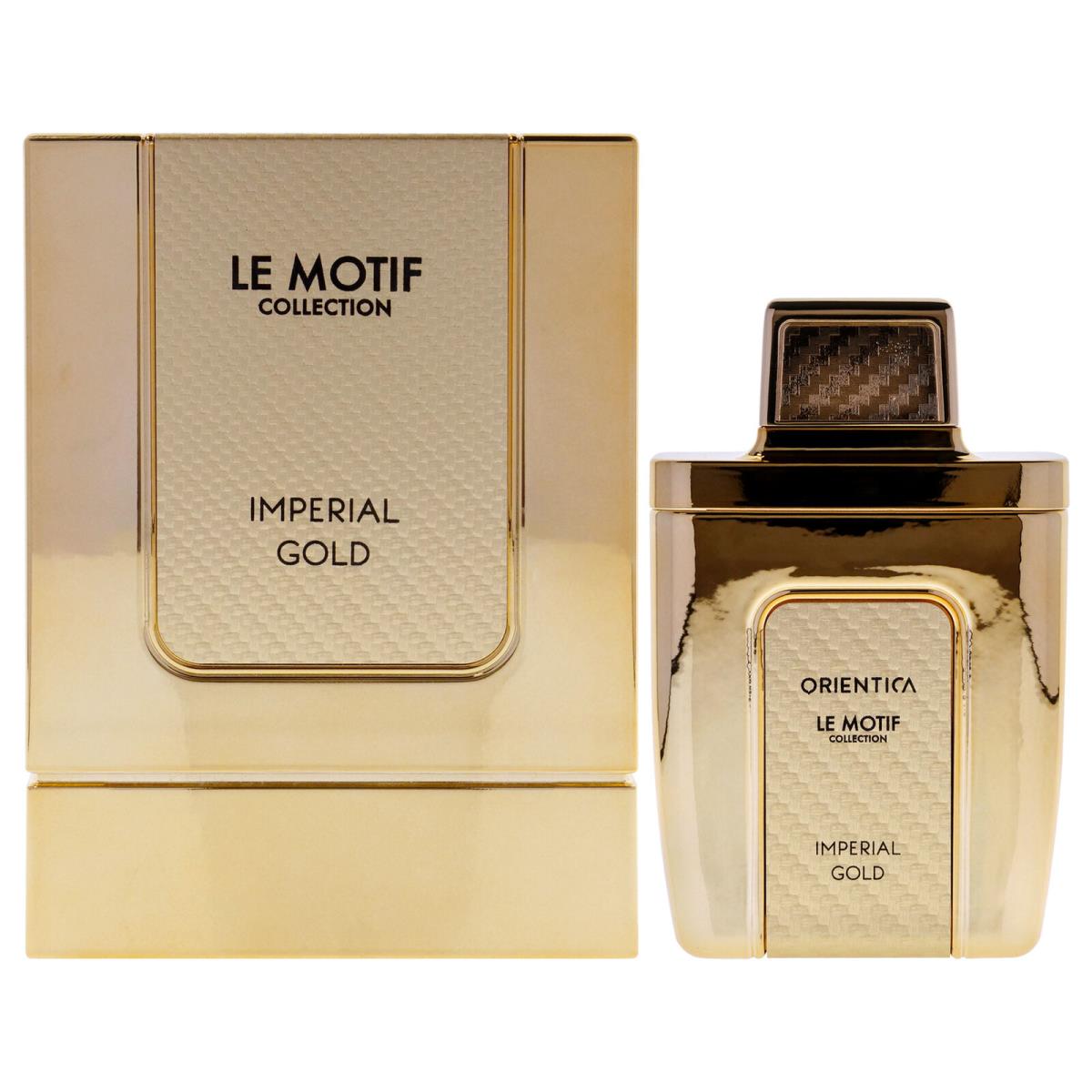 Le Motif Imperial Gold by Orientica For Men - 2.9 oz Edp Spray