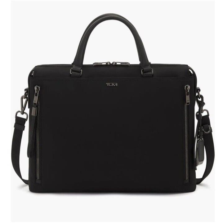 Tumi Voyageur Kendallville Briefcase Bag Black/gunmetal