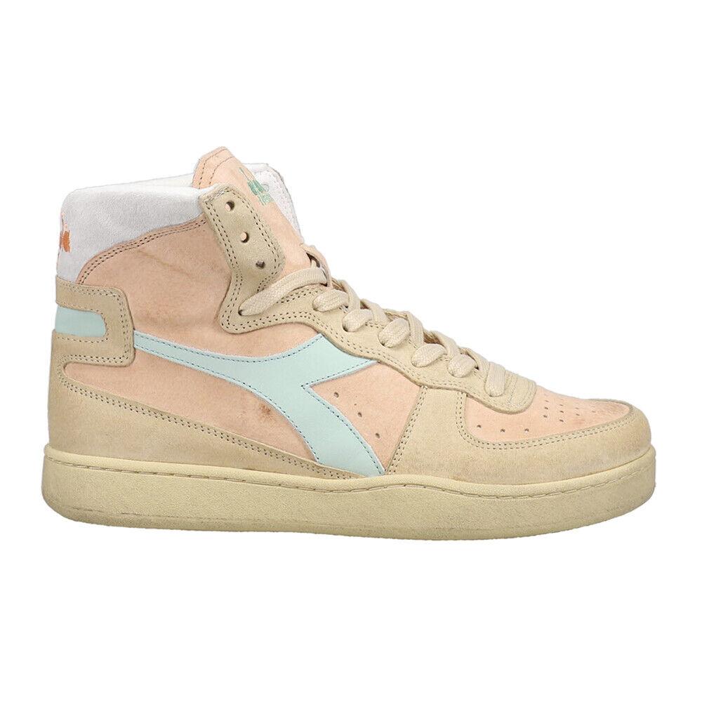 Diadora Mi Basket Pigskin High Top Mi Basket Pigskin High Top Mens Pink Sneakers Casual Shoes 178754