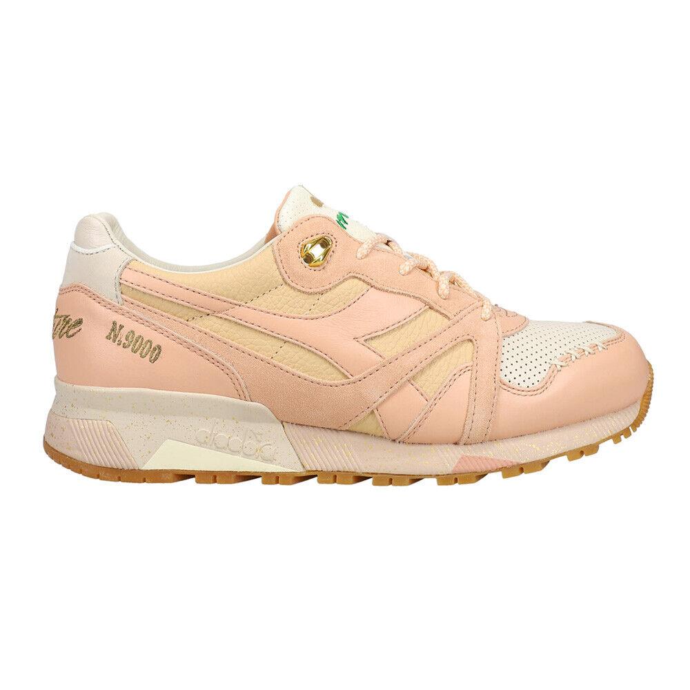 Diadora N9000 Ice Cream X Feature Lace Up Mens Beige Pink Sneakers Casual Shoe