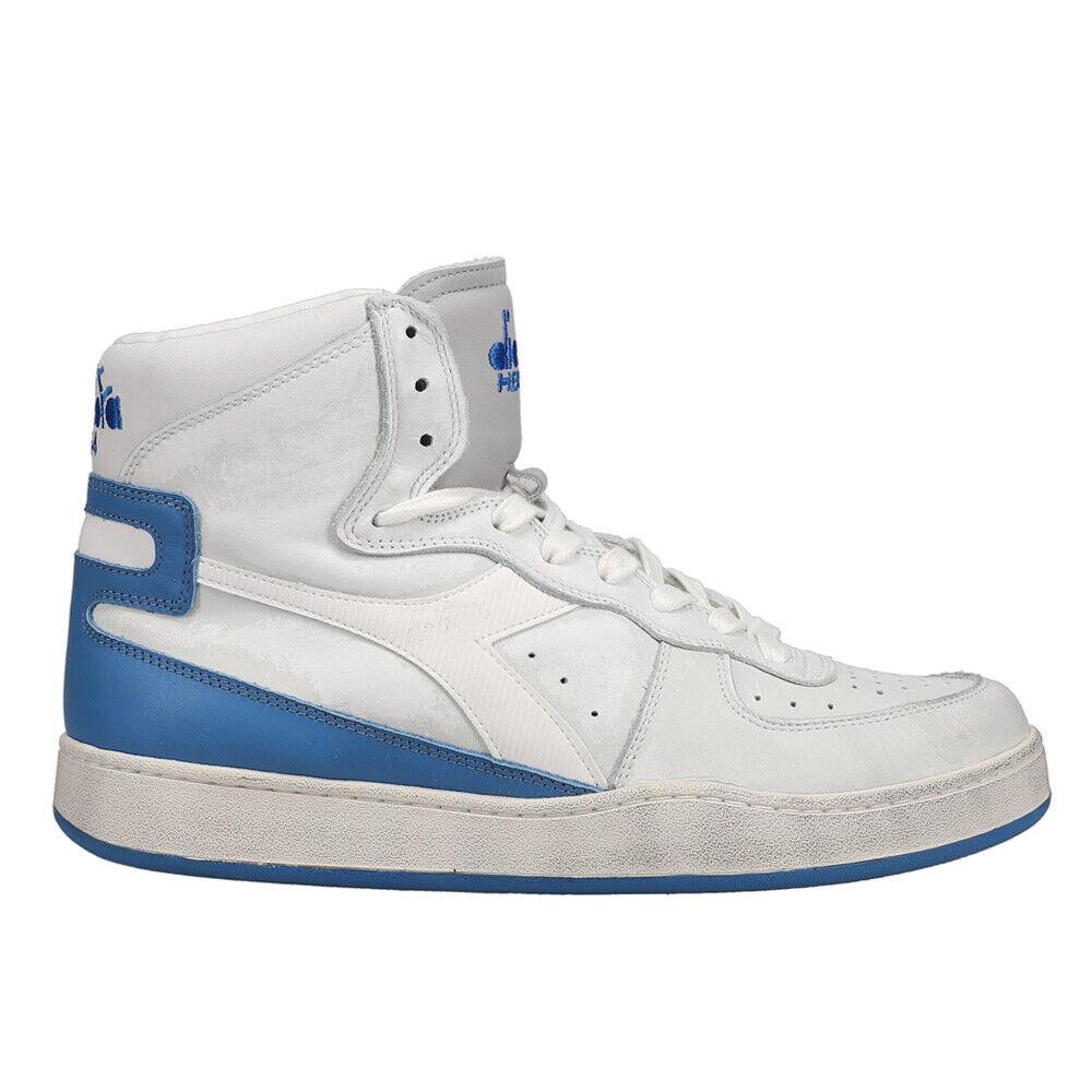 Diadora Mi Basket High Top Mi Basket High Top Mens White Sneakers Casual Shoes 158569-C4478