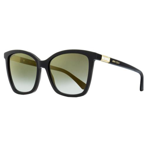 Jimmy Choo Square Ali Sunglasses 807FQ Black 56mm