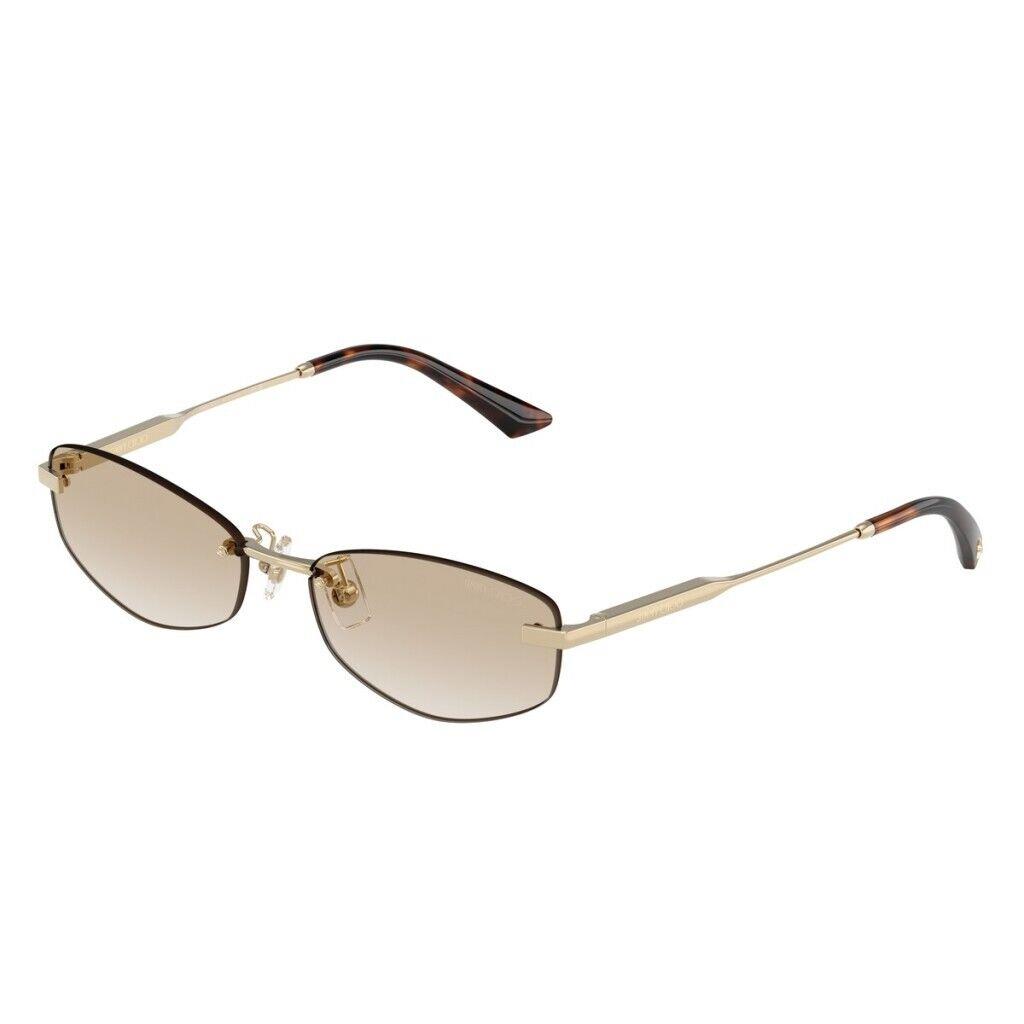 Jimmy Choo JC4013D 300611 Pale Gold/gradient Grey Sunglasses DA