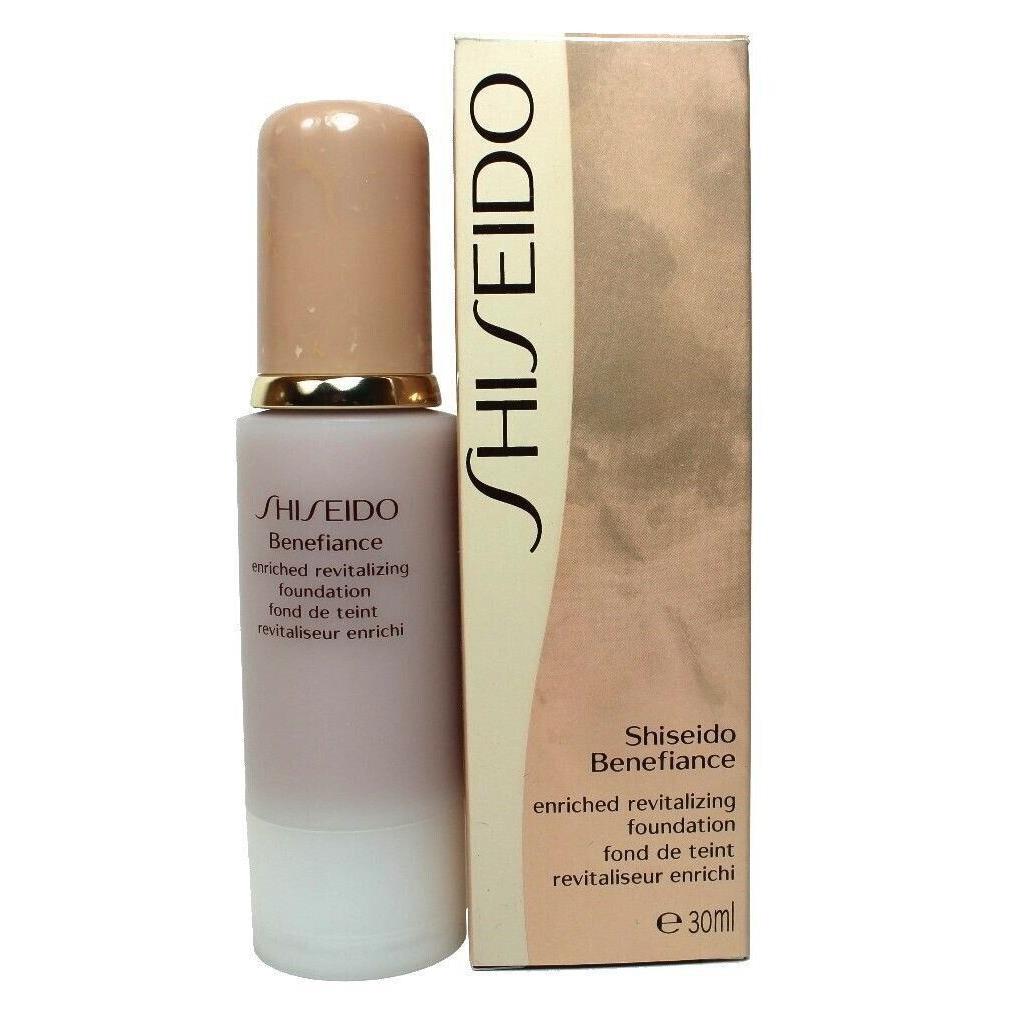 Shiseido Benefiance Enriched Foundation Spf 15 I 60 Natural Deep Ivory 1 oz Box