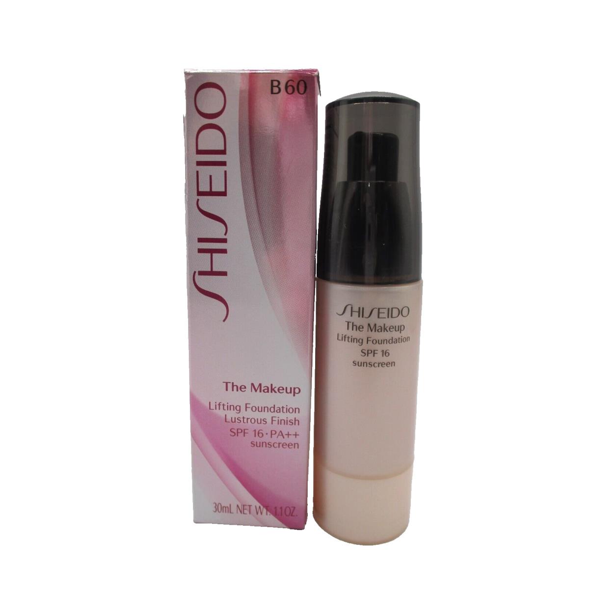 Shiseido The Makeup Lifting Foundation Lustrous Finish Spf 16 B 60 1.1 oz