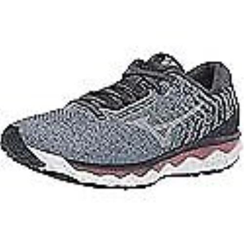 Mizuno Women`s Wave Sky Waveknit 3 Running Shoe Glacier Gray-white 8.5 D US G