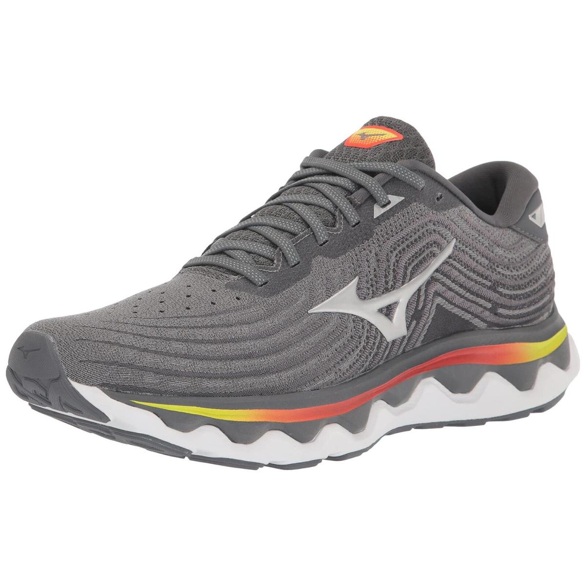 Mizuno Men`s Wave Horizon 6 Sneaker Ultimate Grey/silver 12