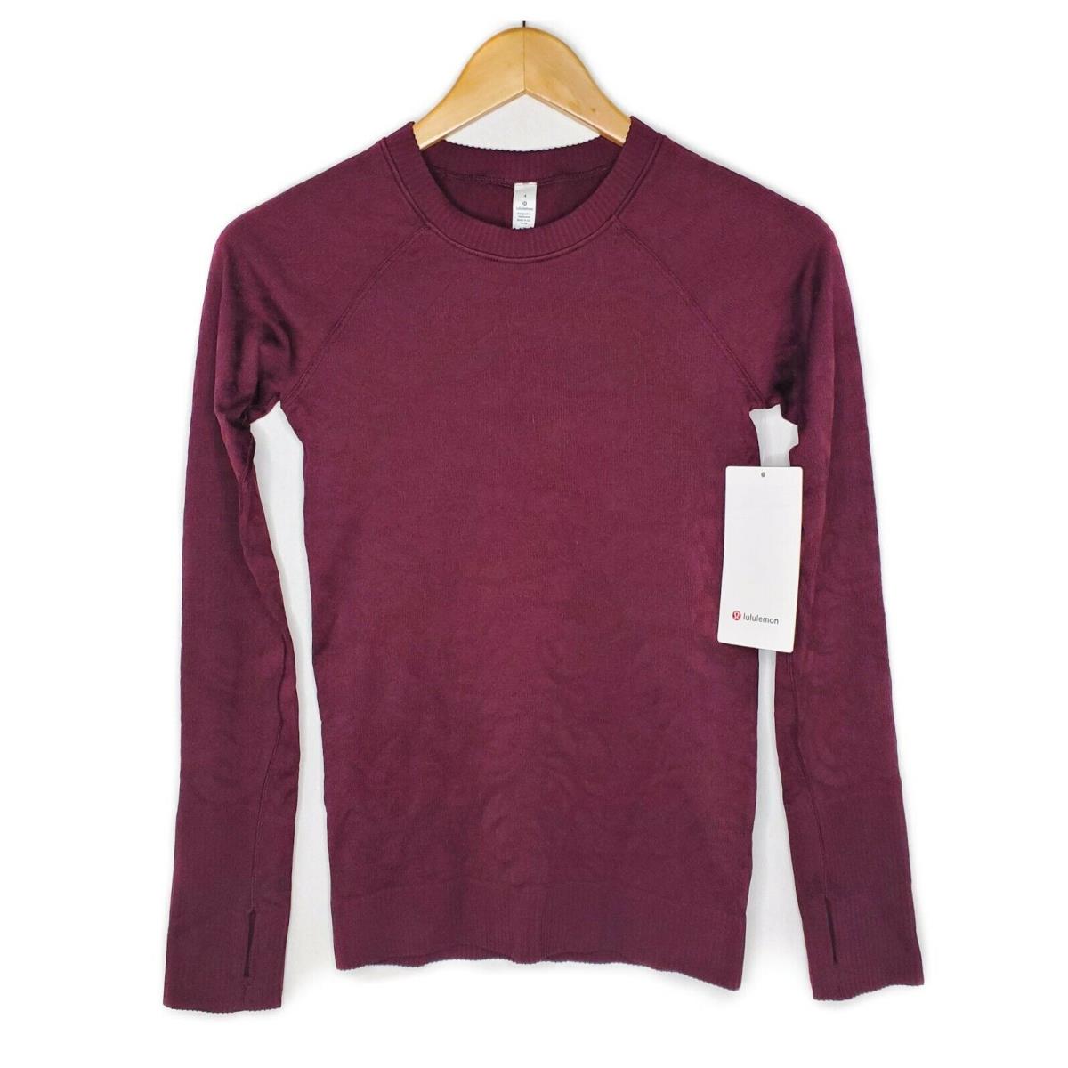 Lululemon Women`s Rest Less Pullover Garnet Garnet