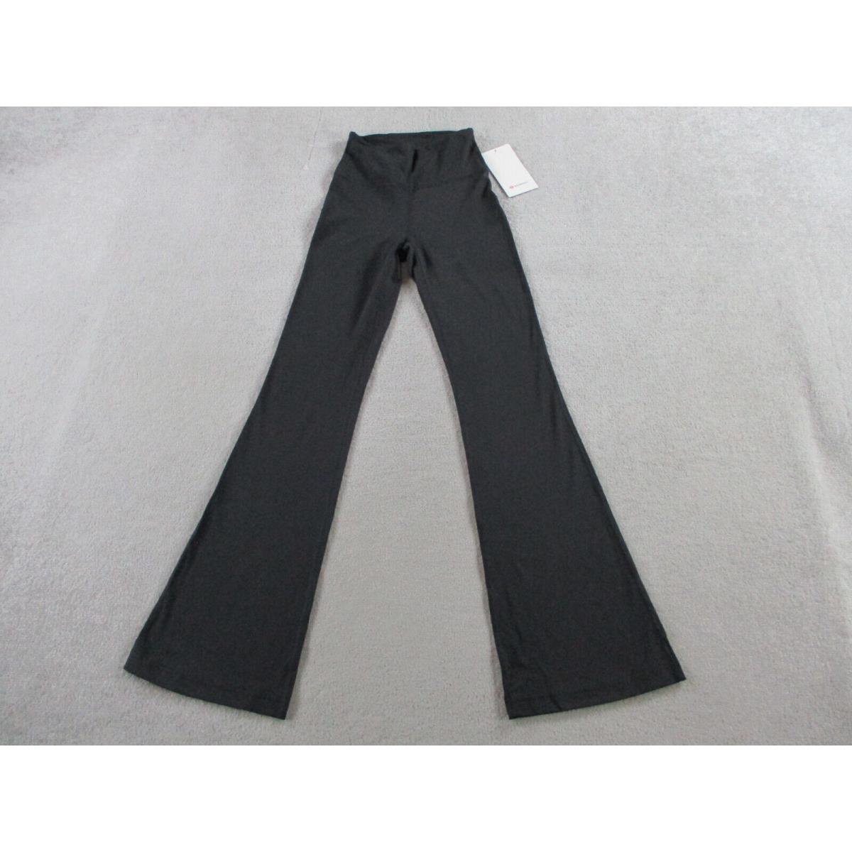 Lululemon Pants Womens 4 Black Groove Nulu Shr Flare Leggings Stretch