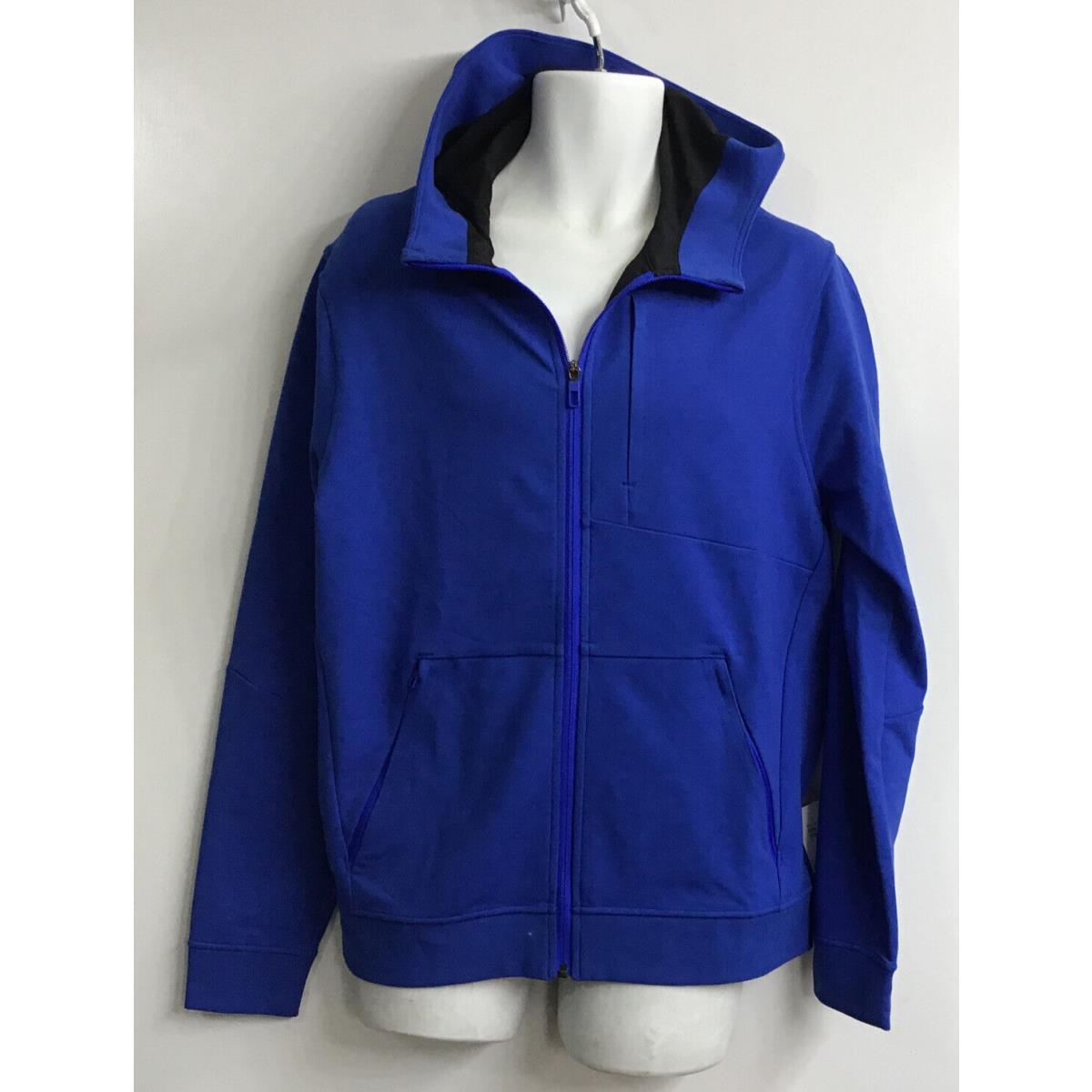 Lululemon Lulu Lemon Men s City Sweat Zip Hoodie Royal Blue L Sleeve Zip up Sizel L