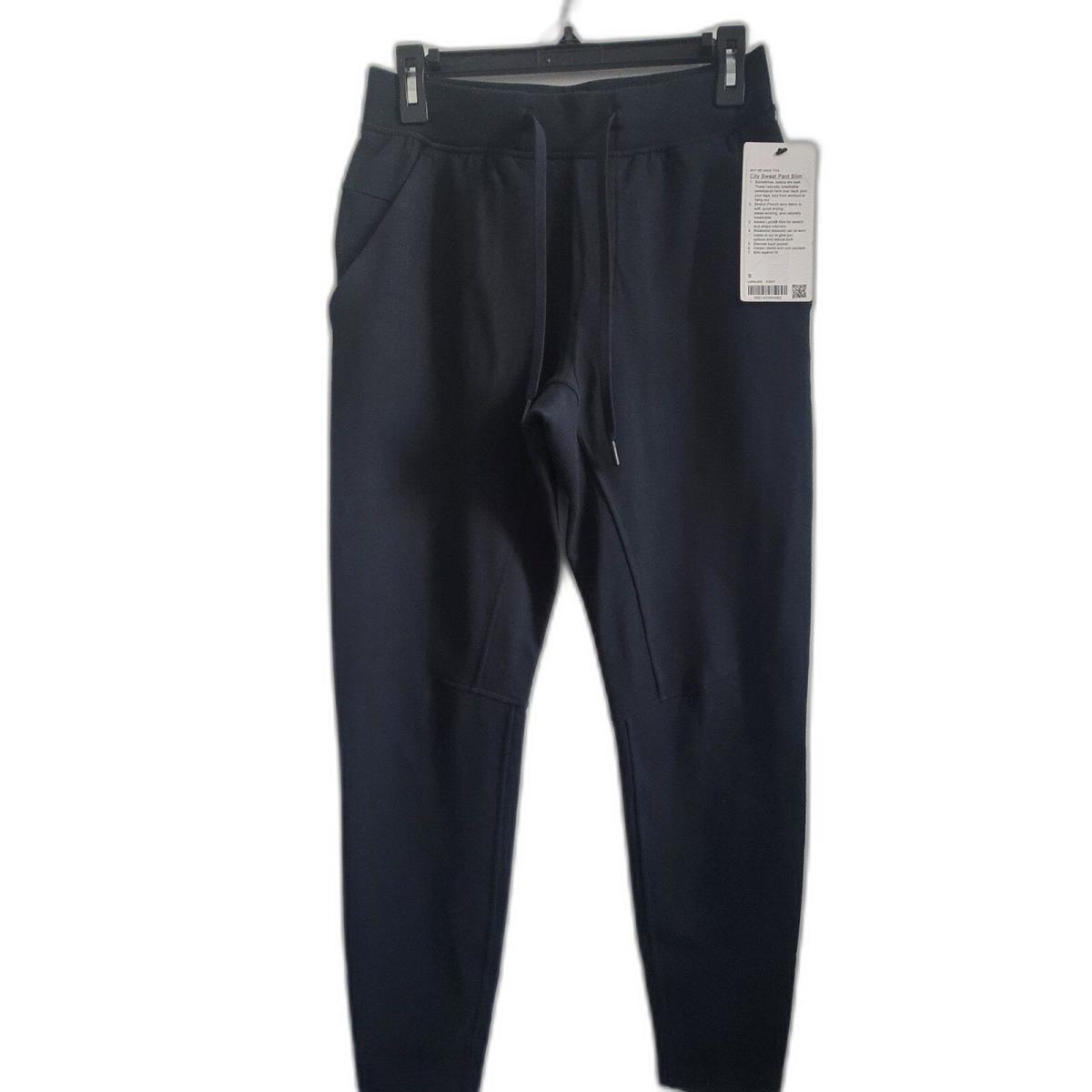 Lululemon Athletica Mens City Sweatpants Slim Navy Blue Size S