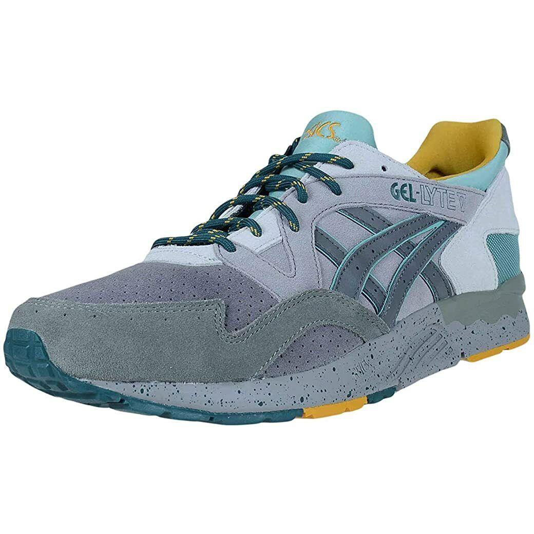 Asics Mens Tiger Gel-lyte V Shoes Size: 7.5 D M US Color Aluminum/carbon