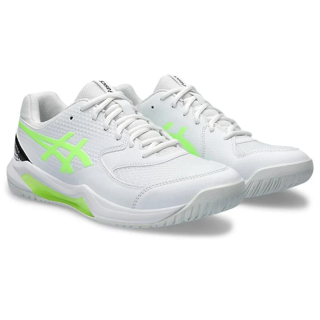 Asics Gel-dedicate 8 1041A409-100 Men`s US 9 White Lime Pickleball Shoes TF1710