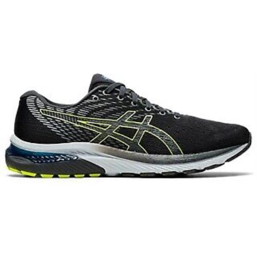 Asics Men`s Gel-cumulus 22 Running Shoes Graphite Gray/lime Zest - 1011A862-020