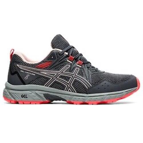 Asics Women`s Gel-venture 8 D Wide Running Shoe Carrier Gray/ginger Peach - 10