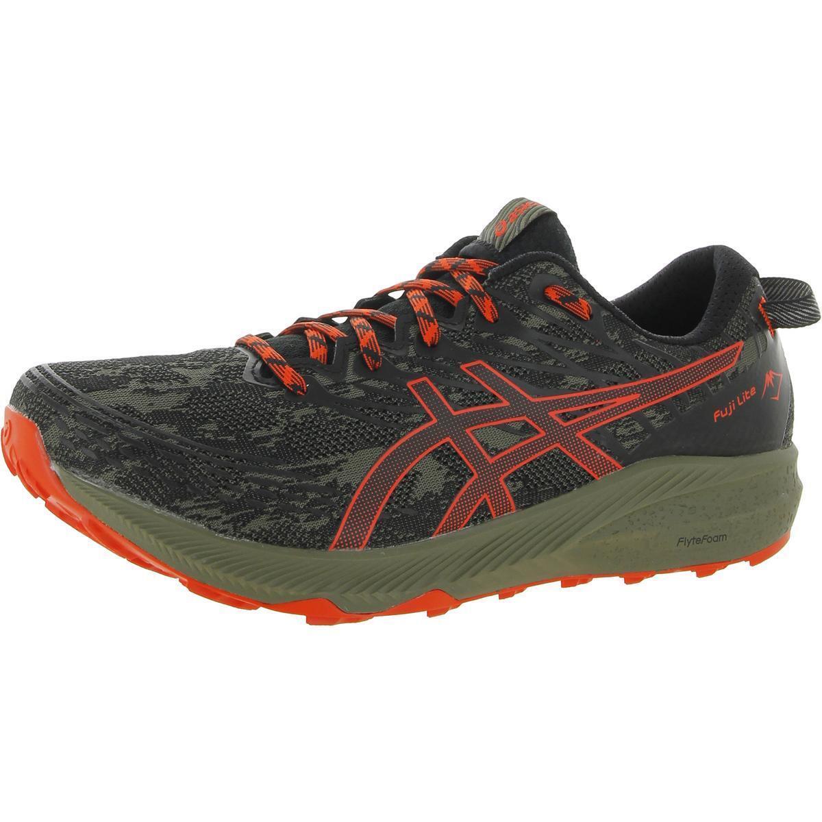 Asics Mens Fuji Lite 3 Green Athletic and Training Shoes 13 Medium D Bhfo 8983