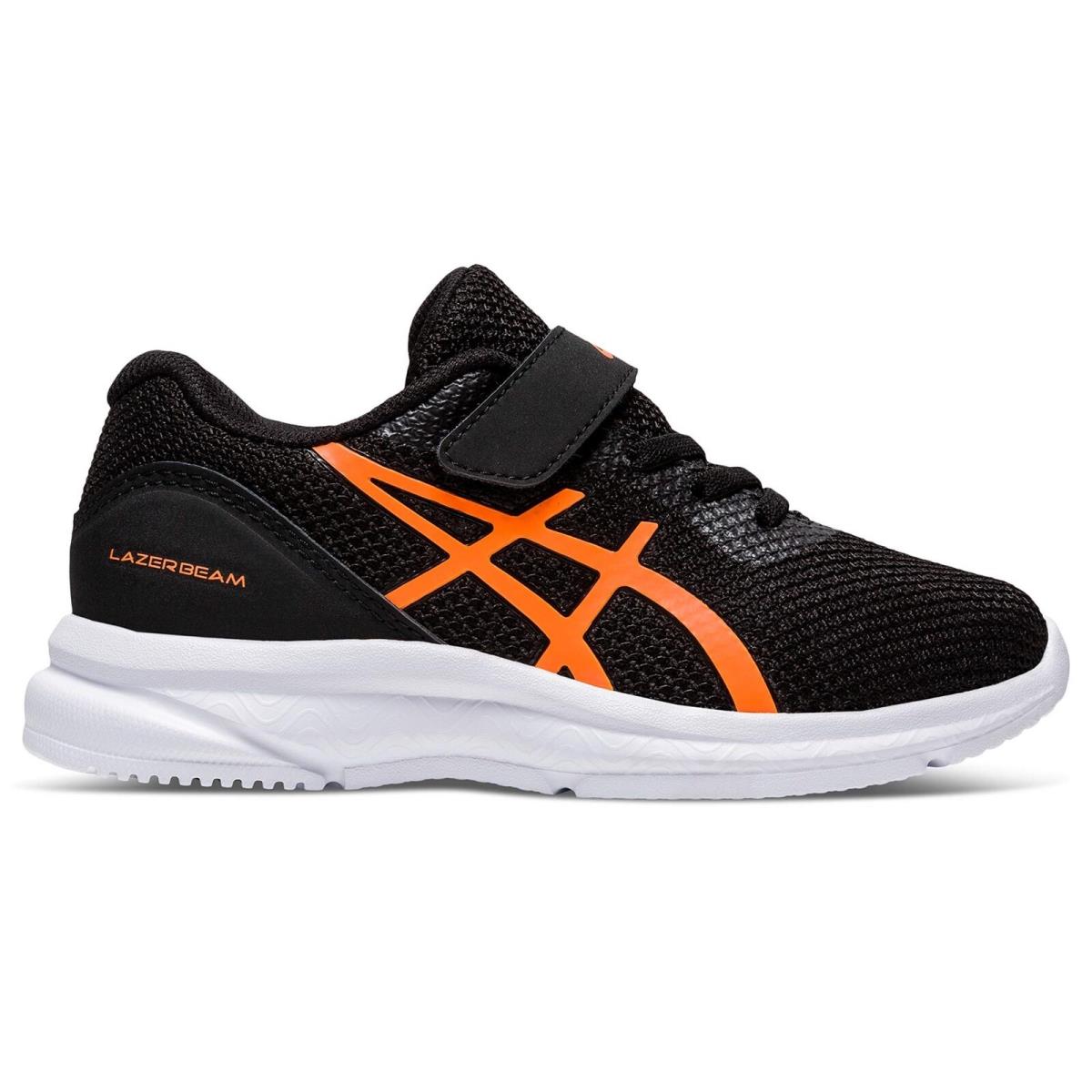 Asics Unisex Kid`s Lazerbeam Mb Track Shoe Black/orange 001 11