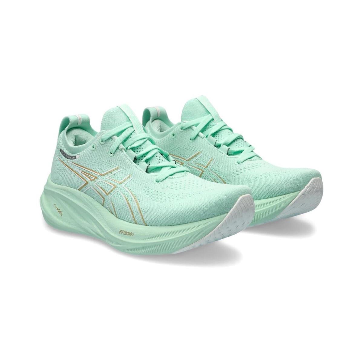 Asics Z7618 Women`s Mint Tint/pale Mint Gel-nimbus 26 Running Shoes Size 11 M