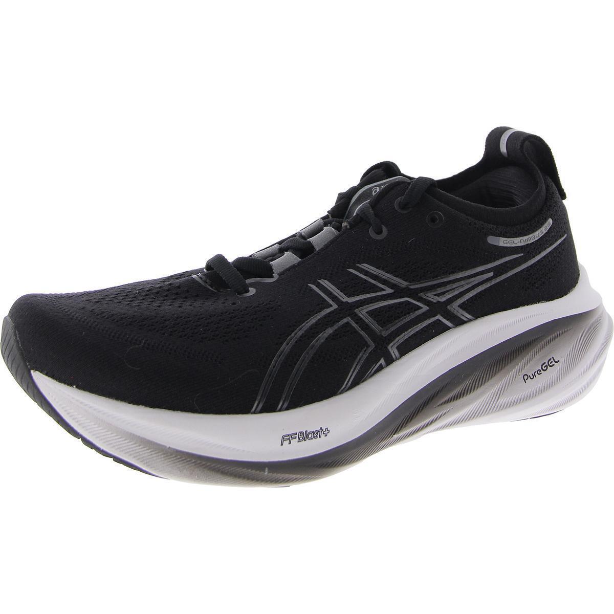 Asics Mens Gel-nimbus 26 Black Running Training Shoes 8.5 Extra Wide 2E 9120