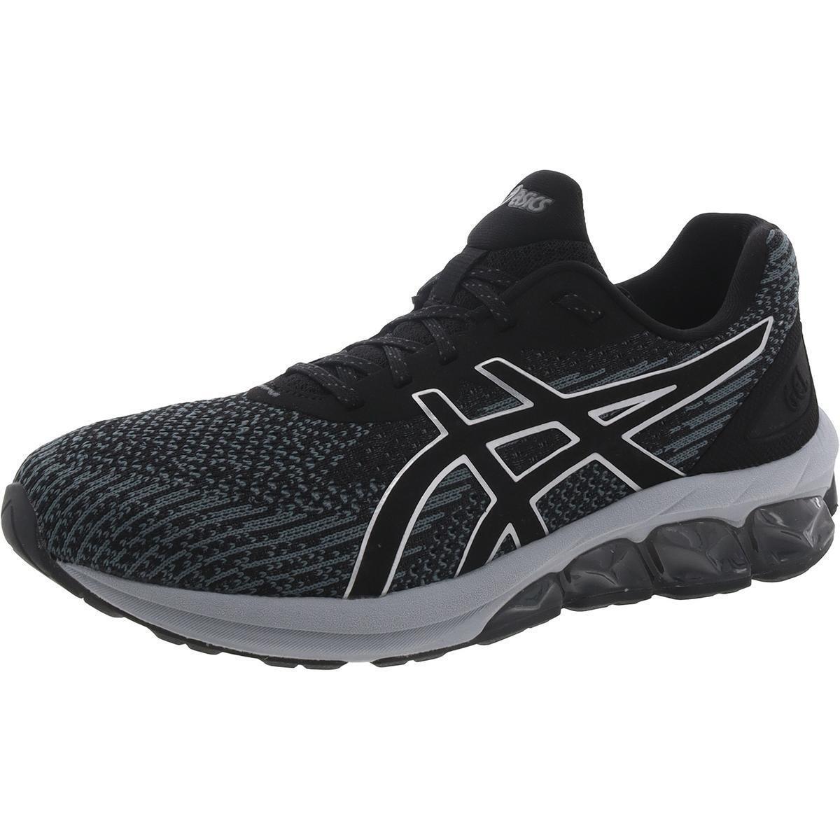 Asics Mens Black Lace-up Running Training Shoes 11.5 Medium D Bhfo 8059