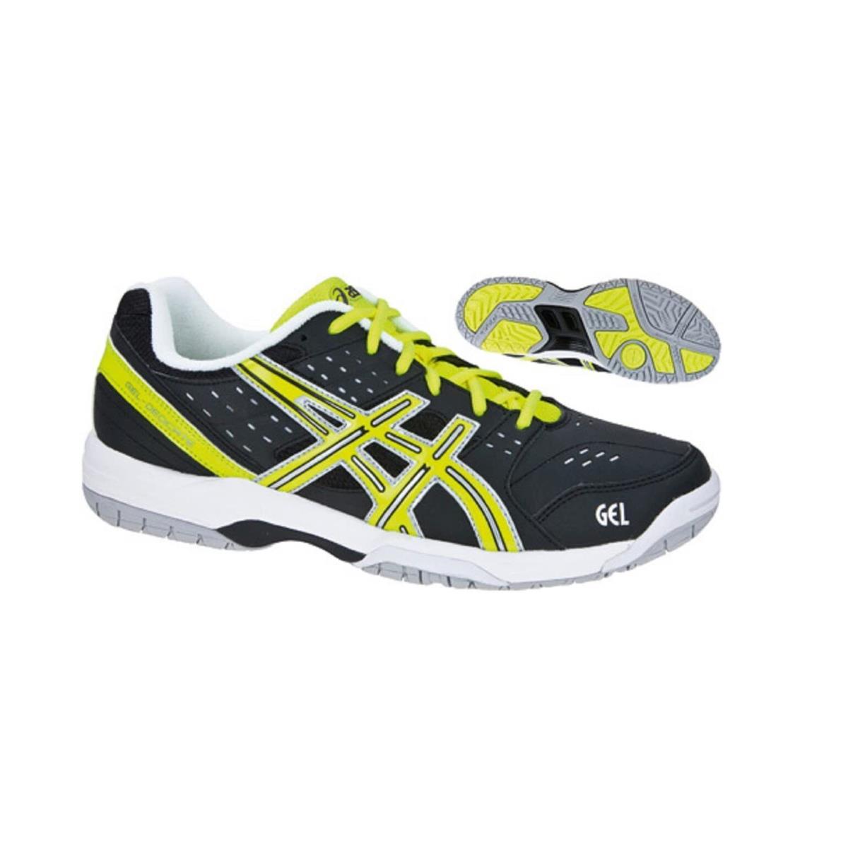 Asics Men`s Gel-dedicate 3 Tennis Shoe Black/yellow 004 9