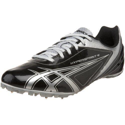 Asics Men`s Hypersprint Ols Track and Field Shoe Onyx/silver - G100Y.9993 Onx/l