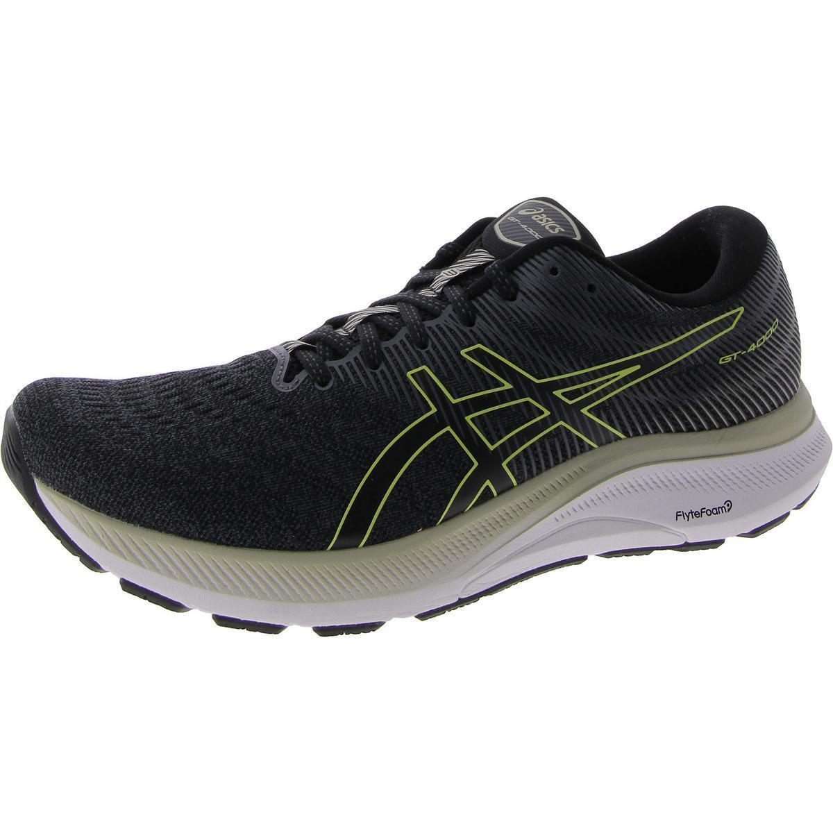 Asics Mens GT-4000 Black Running Fitness Sneakers Shoes 11 Medium D Bhfo 0230