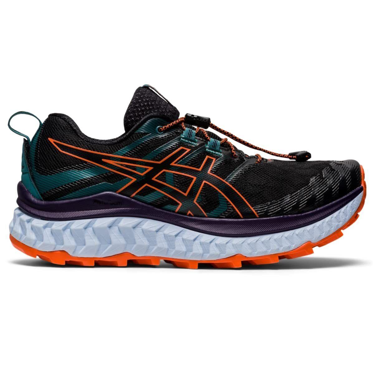 Asics Women`s Trabuco Max Running Shoes 11.5 Black/nova Orange