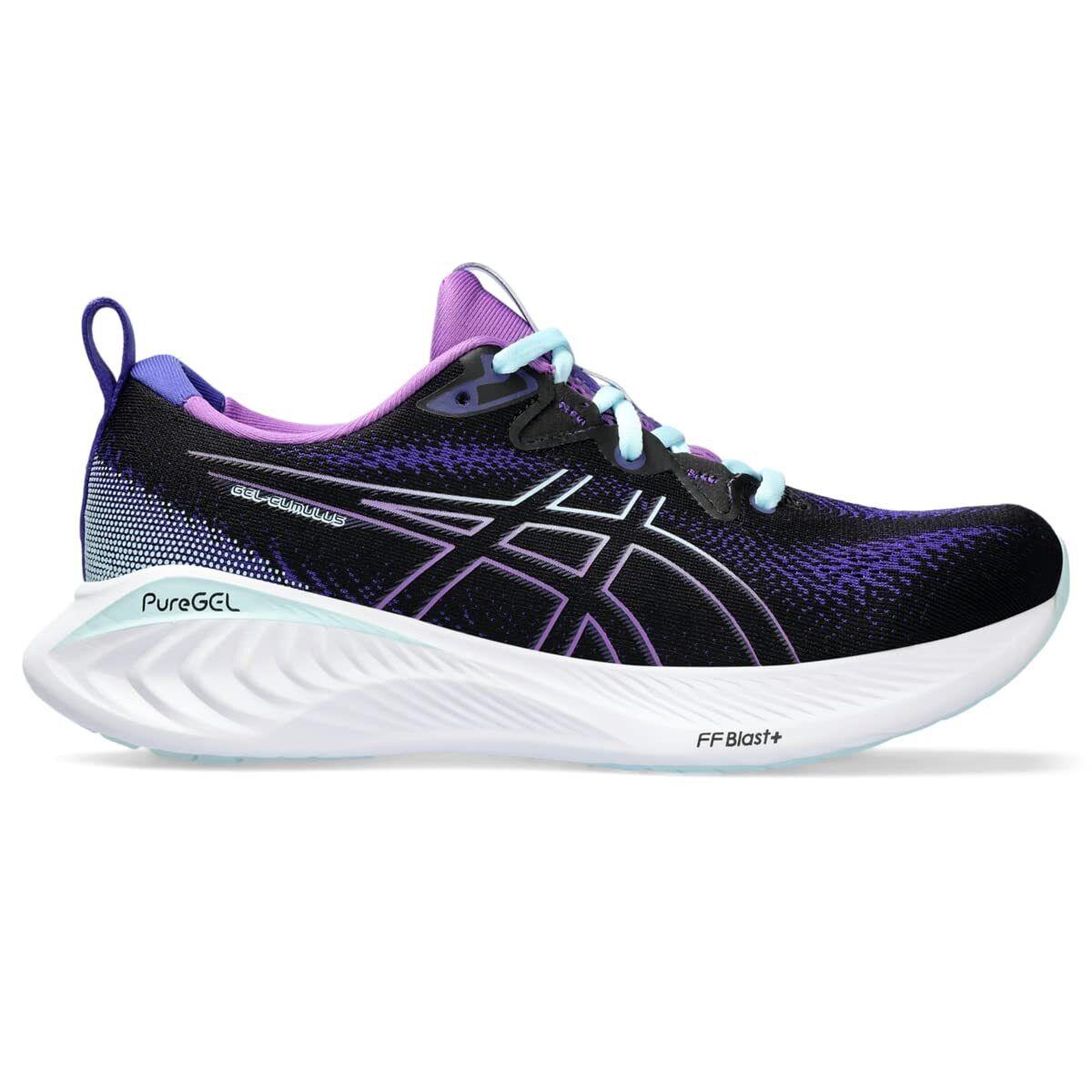 Asics Women`s Gel-cumulus 25 Running Shoes 6.5 Black/aquamarine