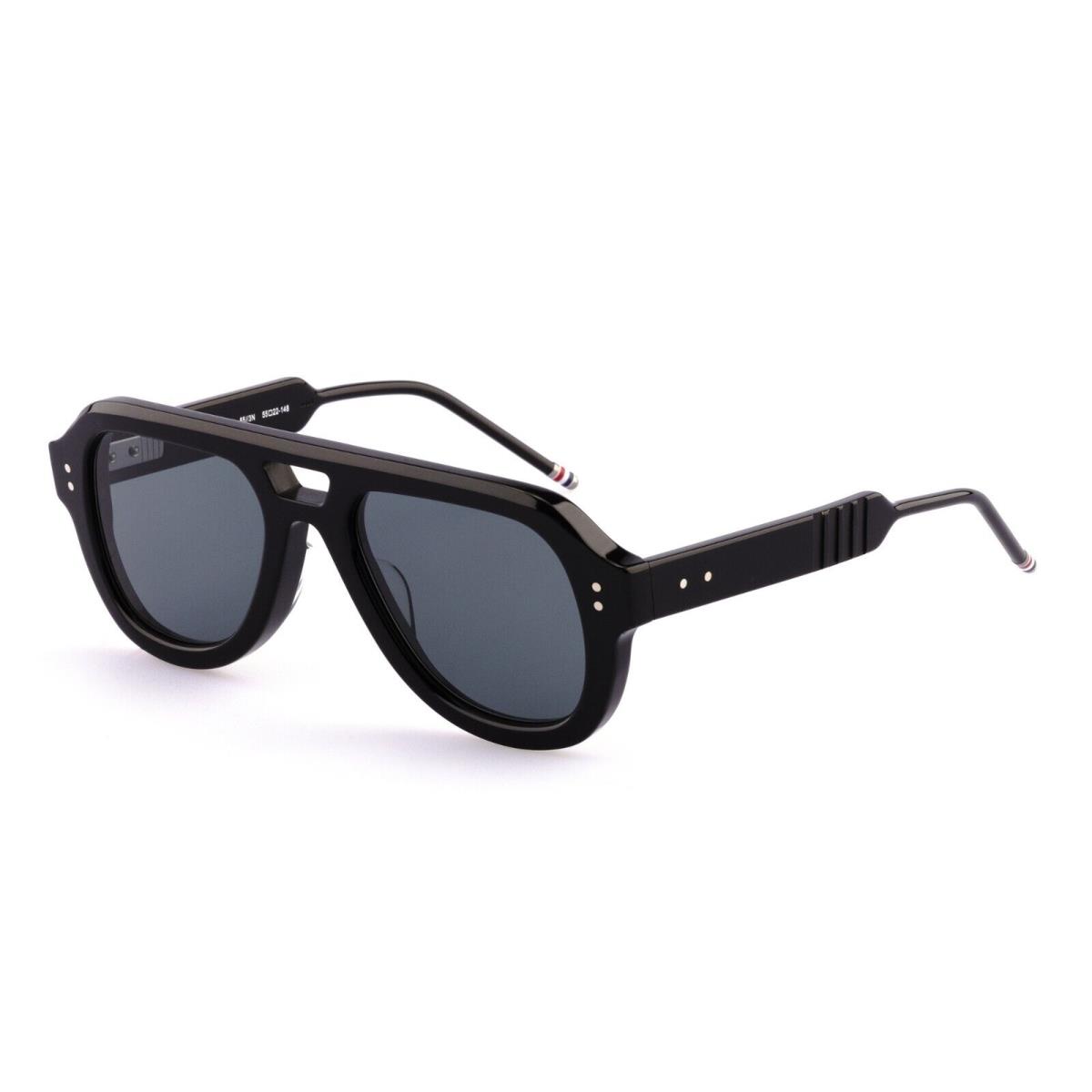 UES923A-G0002 Shiny Black/dark Grey 923A-001 Sunglasses by Thom Browne