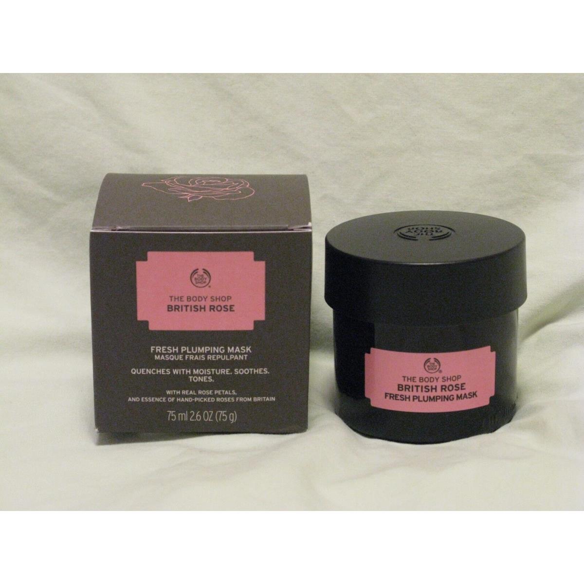 The Body Shop `british Rose Fresh Plumping Face Mask` 3oz Treatment