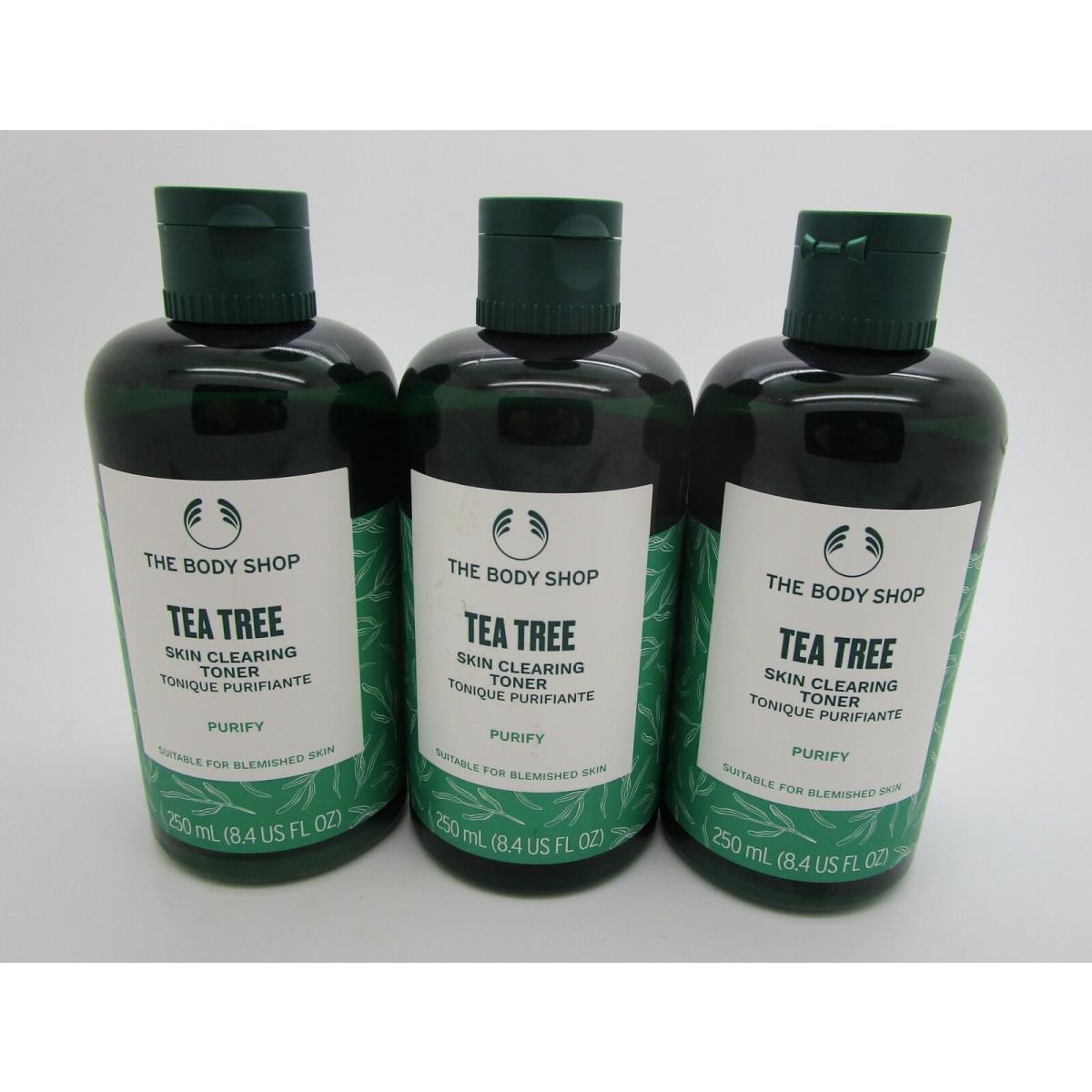 The Body Shop Tea Tree Skin Clearing Toner 8.4 fl oz - Lot of 3