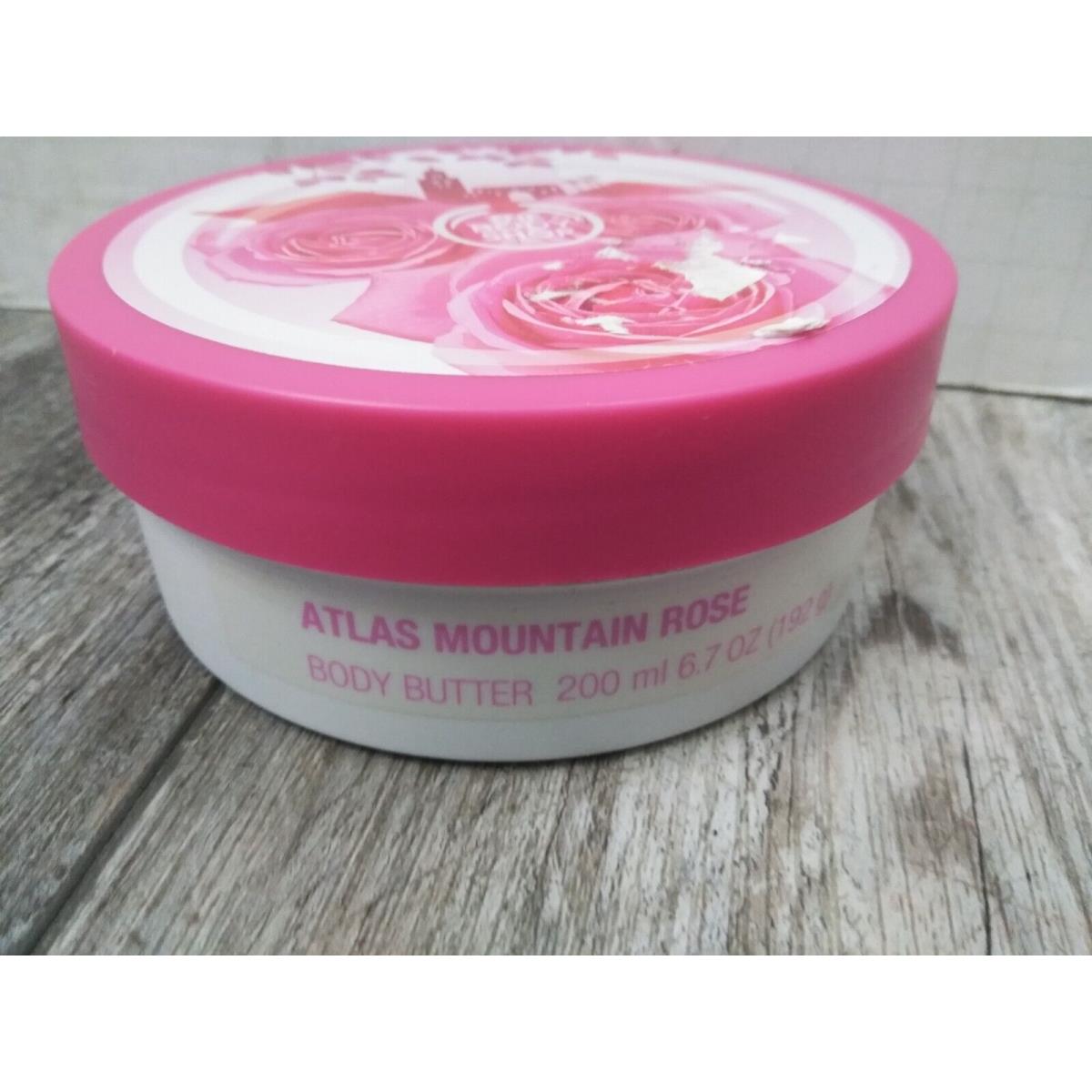 Nos The Body Shop Atlas Mountain Rose Body Butter 6.7oz Made IN UK