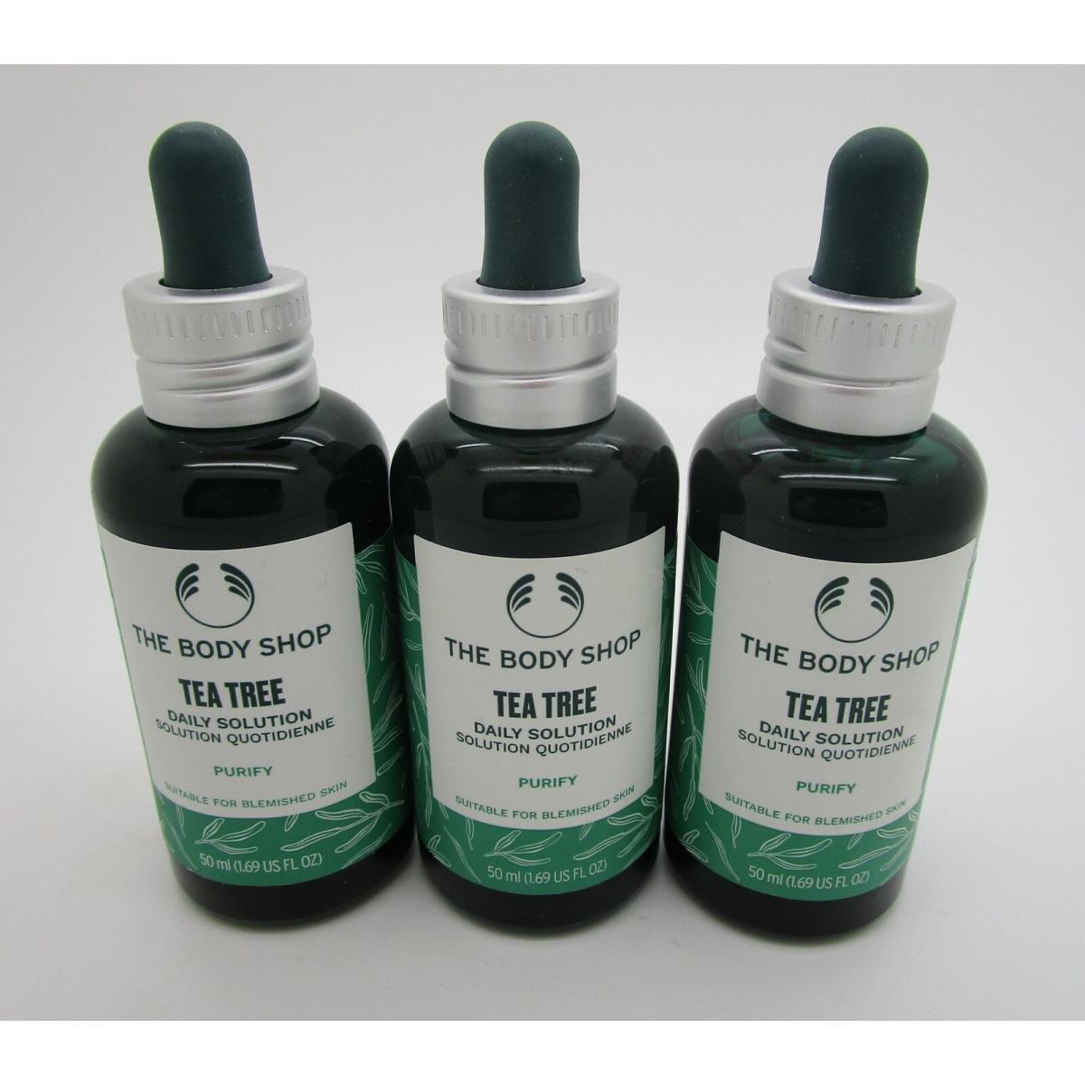 The Body Shop Tea Tree Daily Solution 1.69 oz - Lot of 3