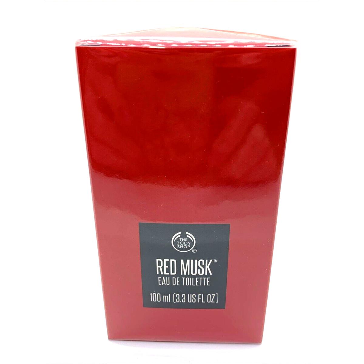 Box The Body Shop Red Musk Eau De Toilette Edt Perfume LG 3.3 oz