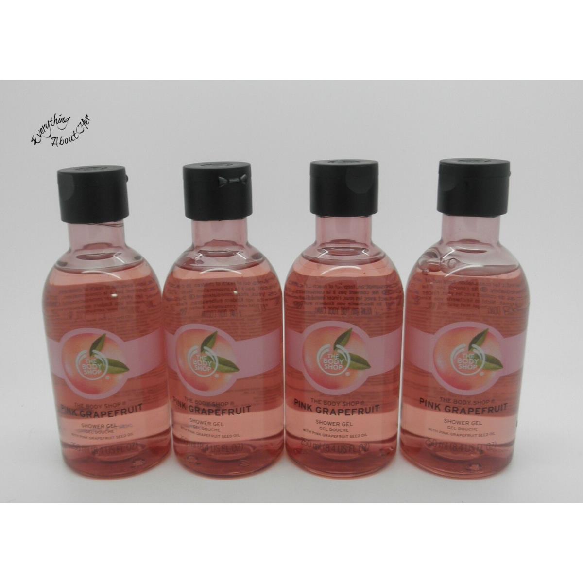 The Body Shop Shower Gel Pink Grapefruit 8.4 oz ea - Lot of 4