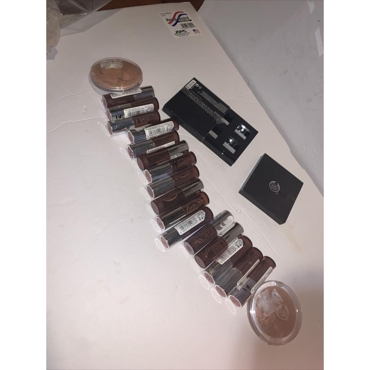 Huge Lot Body Shop Lipstick Powder Palette Blank X 20