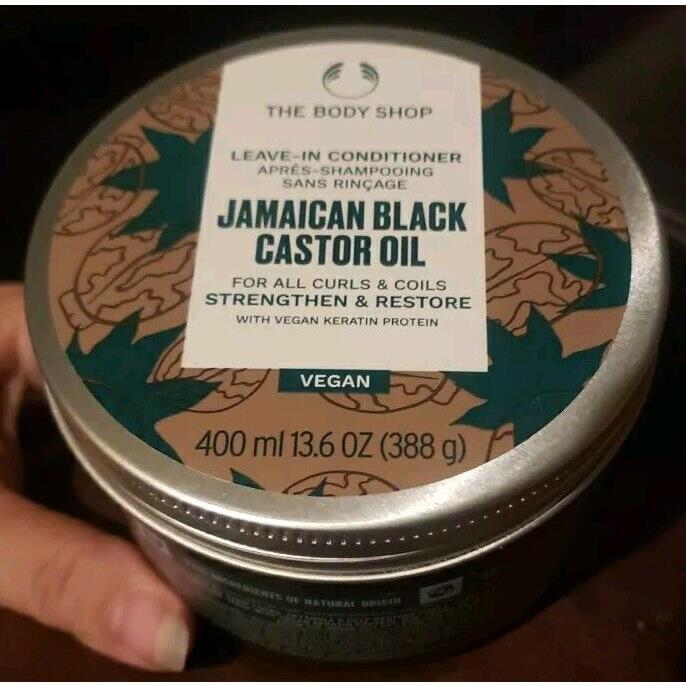 The Body Shop Jamaican Black Castor Oil Leave-in Conditioner For Curls 13.6 Oz