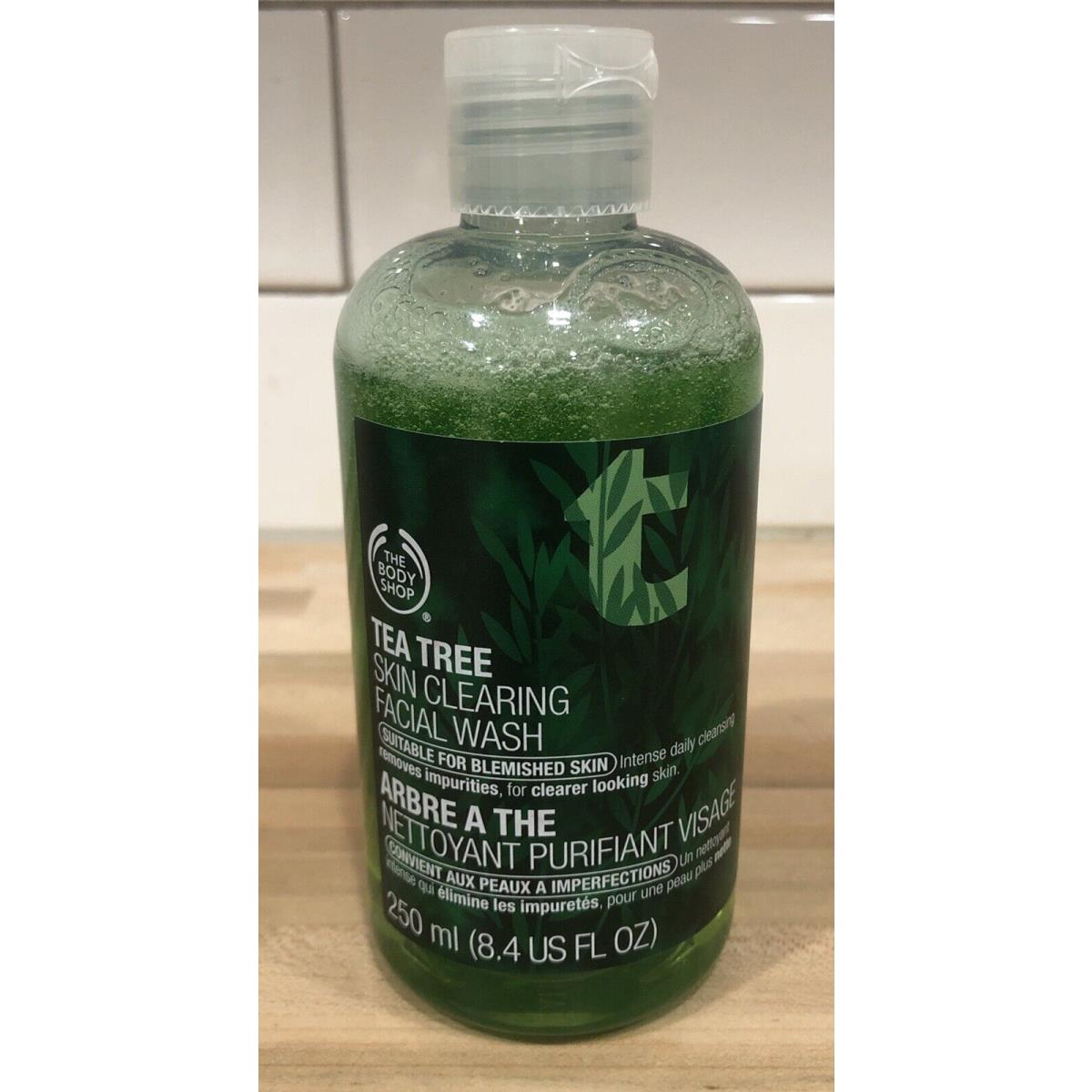 The Body Shop Tea Tree Skin Clear Facial Wash Purify 8.4 oz Not