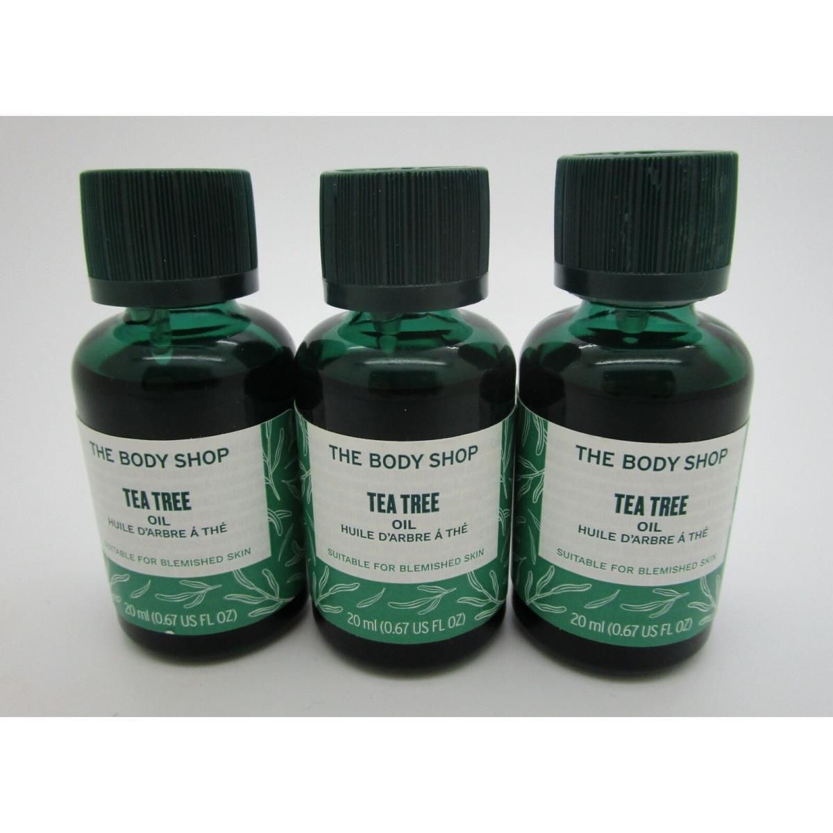 The Body Shop Tea Tree Oil .67 oz - Lot of 3